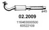 ALFA 116463000500 Front Silencer